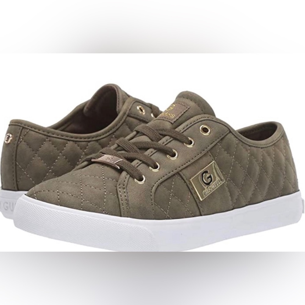 Guess Olive Sneakers -Size 8